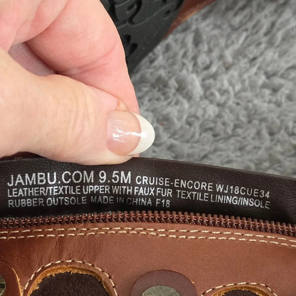Jambu Cruise Encore Leather Suede Lace Up Wedge Snow Boots Women's‎ 9.5 NEW